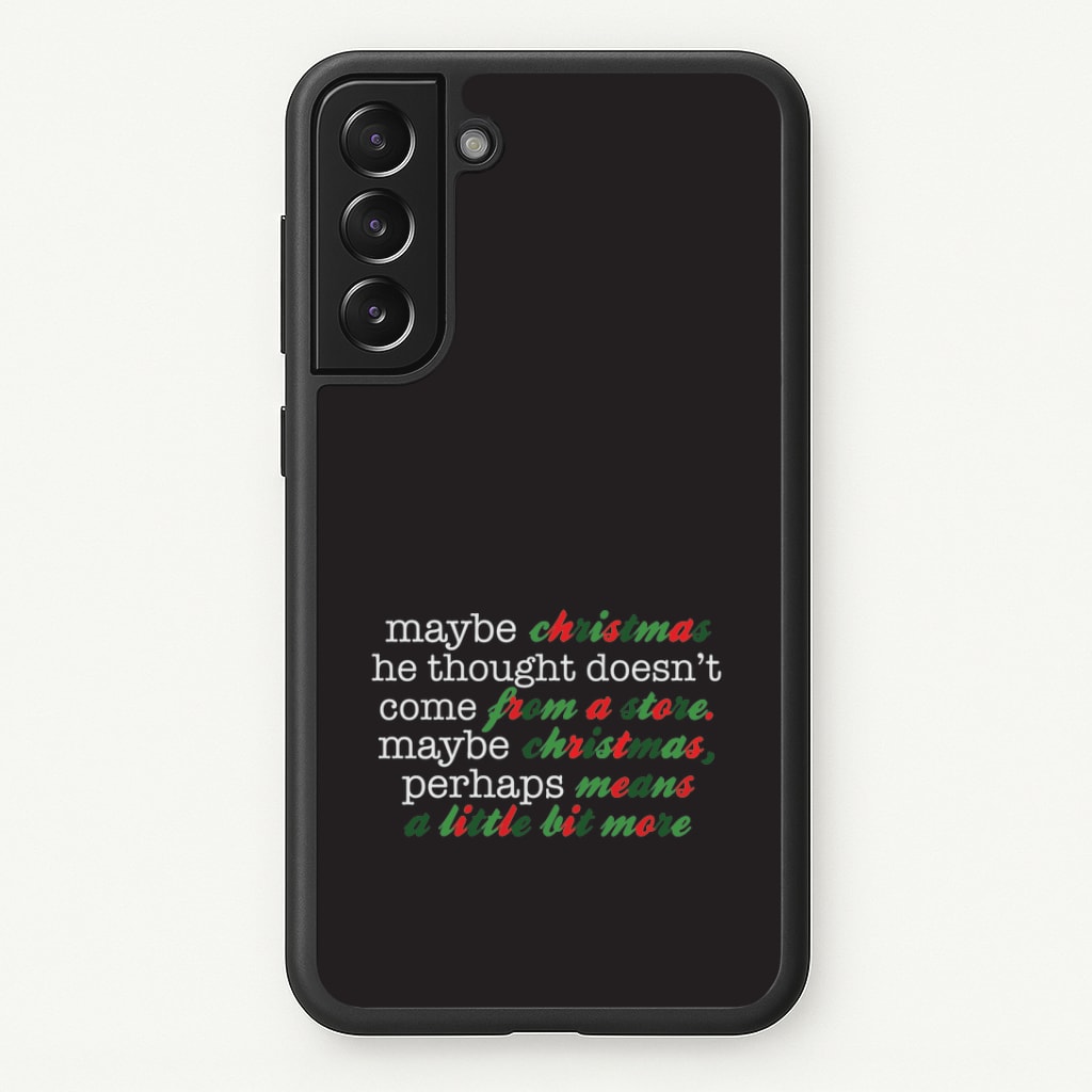Green Creature Quote Galaxy S21 Plus Case