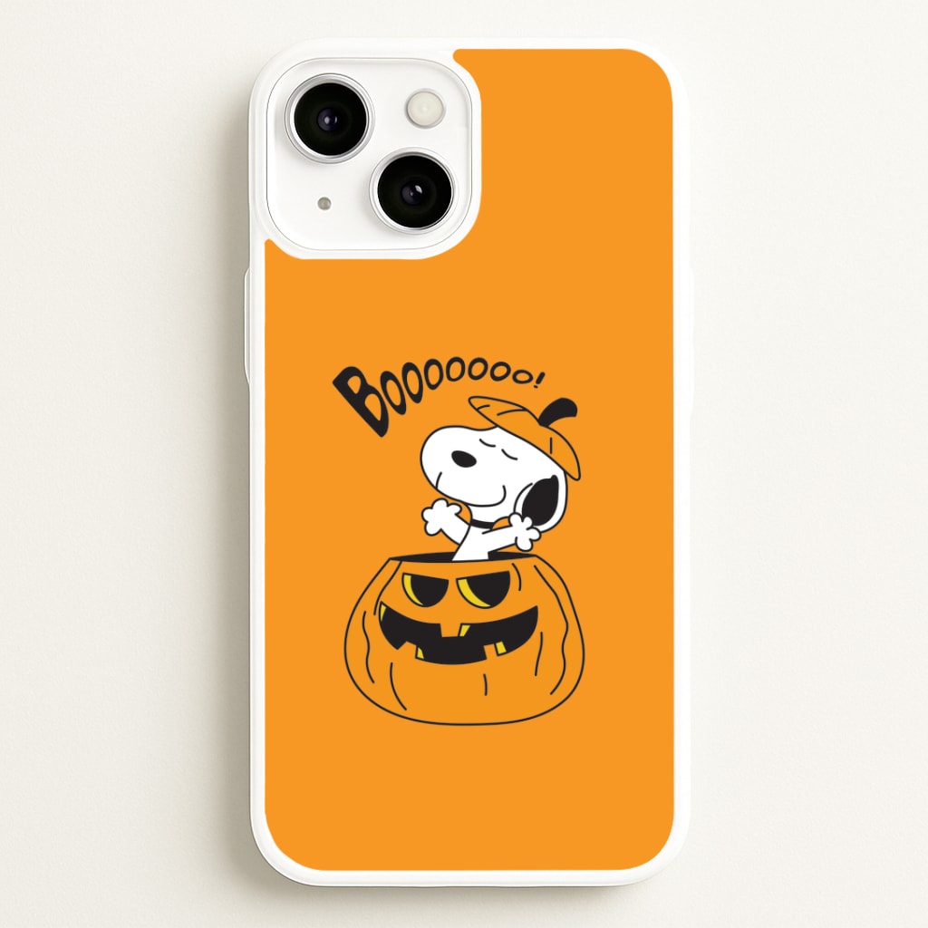 Cartoon Beagle Pumpkin iPhone 13 Mini Case