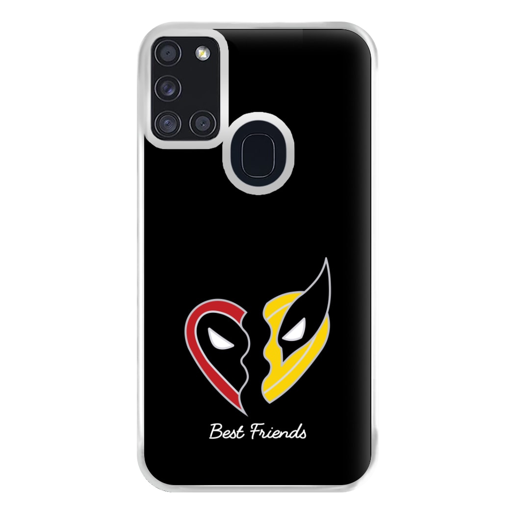 Superhero Best Friends Locket Galaxy A21s Case