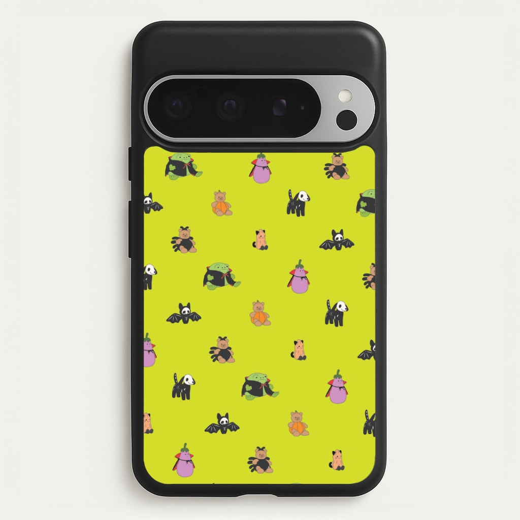 Halloween Plushies Pattern III - Halloween Google Pixel 9 Pro XL Case