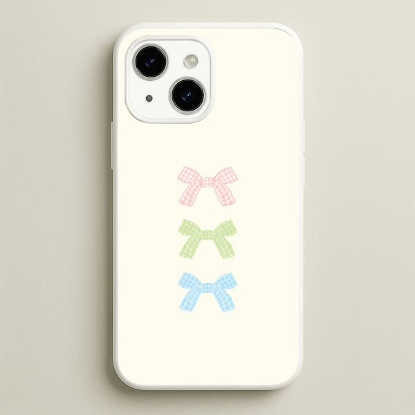 Gingham Tiered Ties iPhone 14 Plus Case