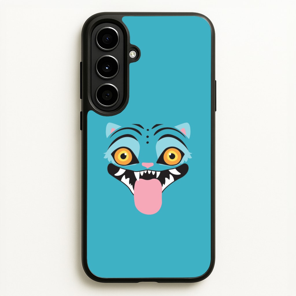 Demon Cat Face Galaxy A56 Case