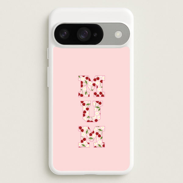 Floral Varsity Mum Google Pixel 10 / 10 Pro Case
