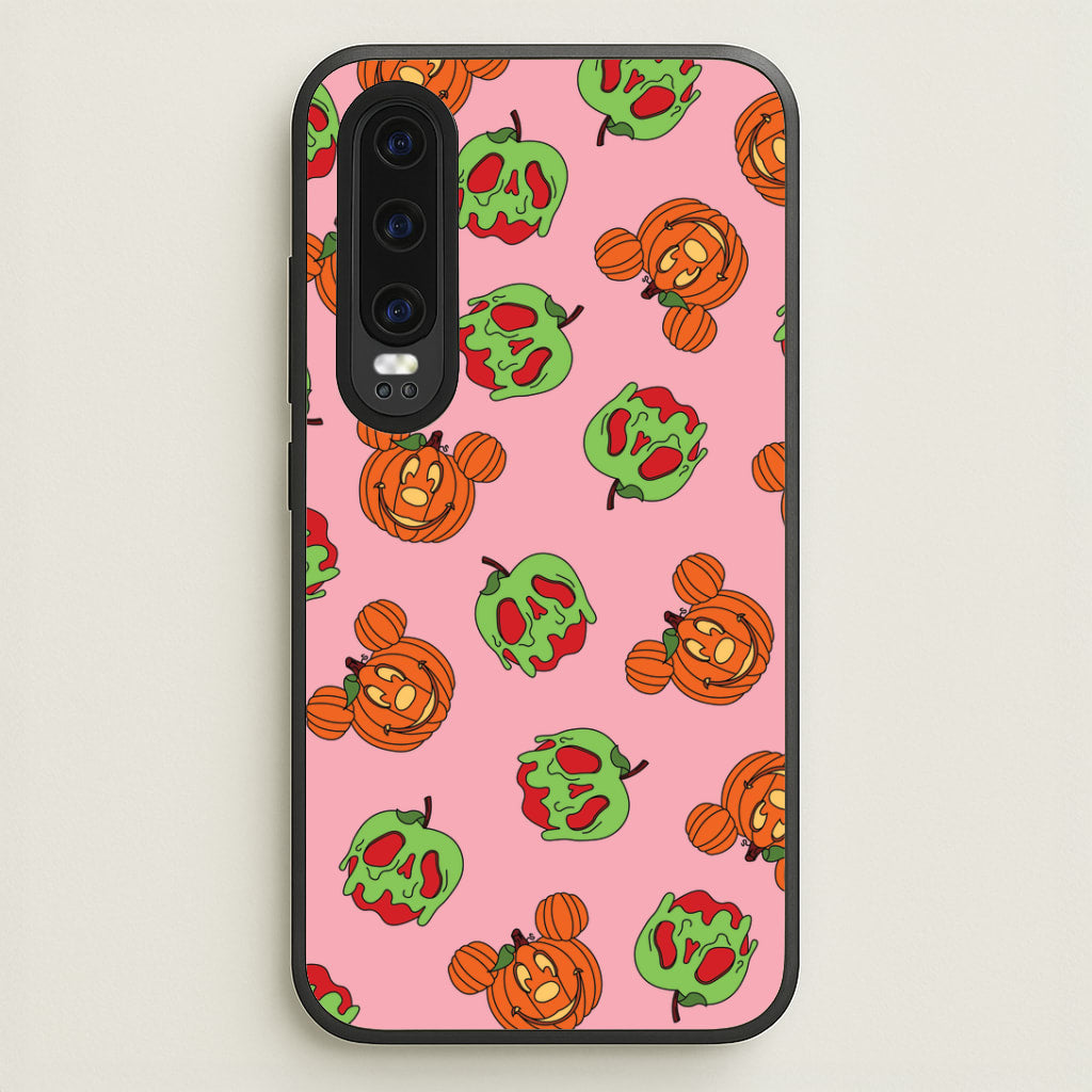 Pumpkin Mouse And Poison Apple Pattern Huawei P30 Case