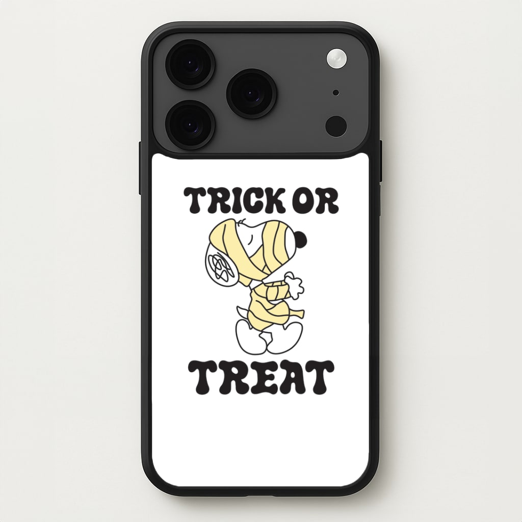 Trick Or Treat Cartoon Beagle iPhone 17 Pro Max Case
