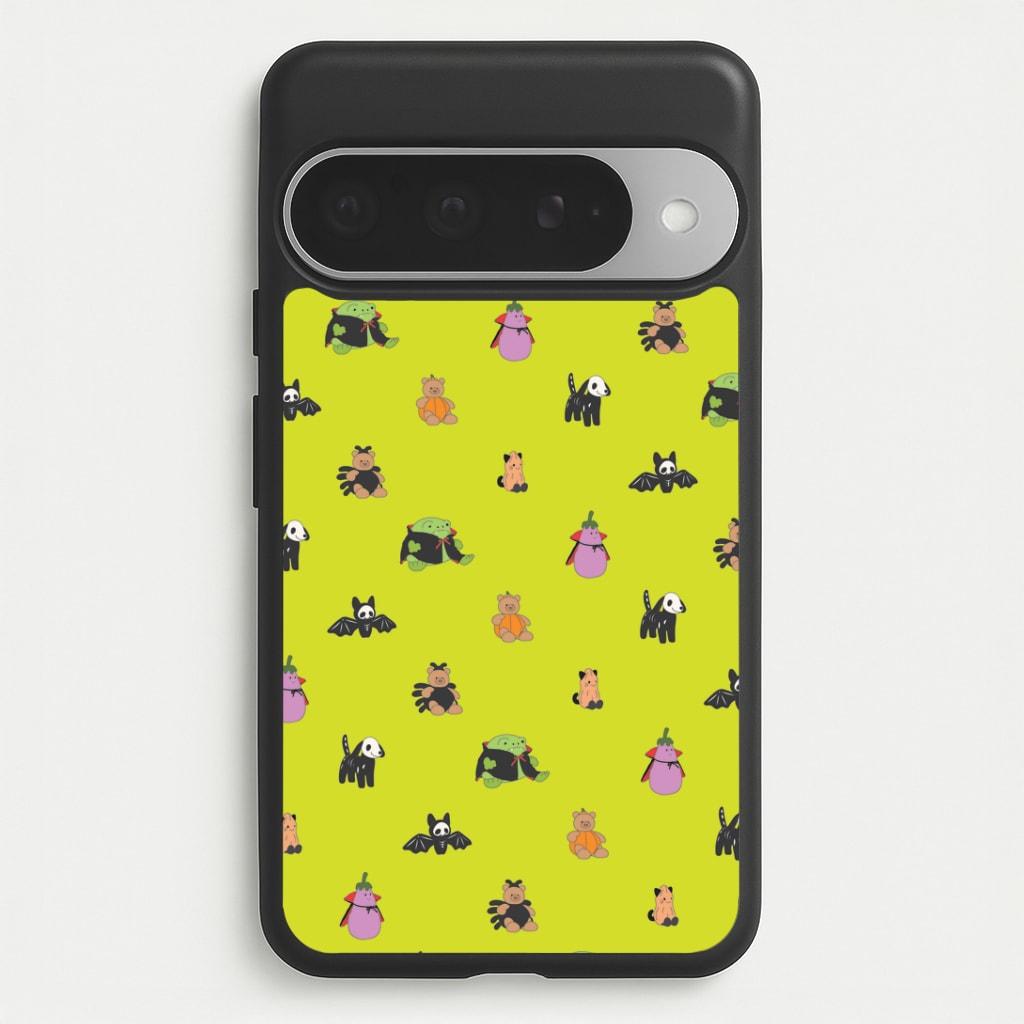 Halloween Plushies Pattern III - Halloween Google Pixel 10 Pro XL Case