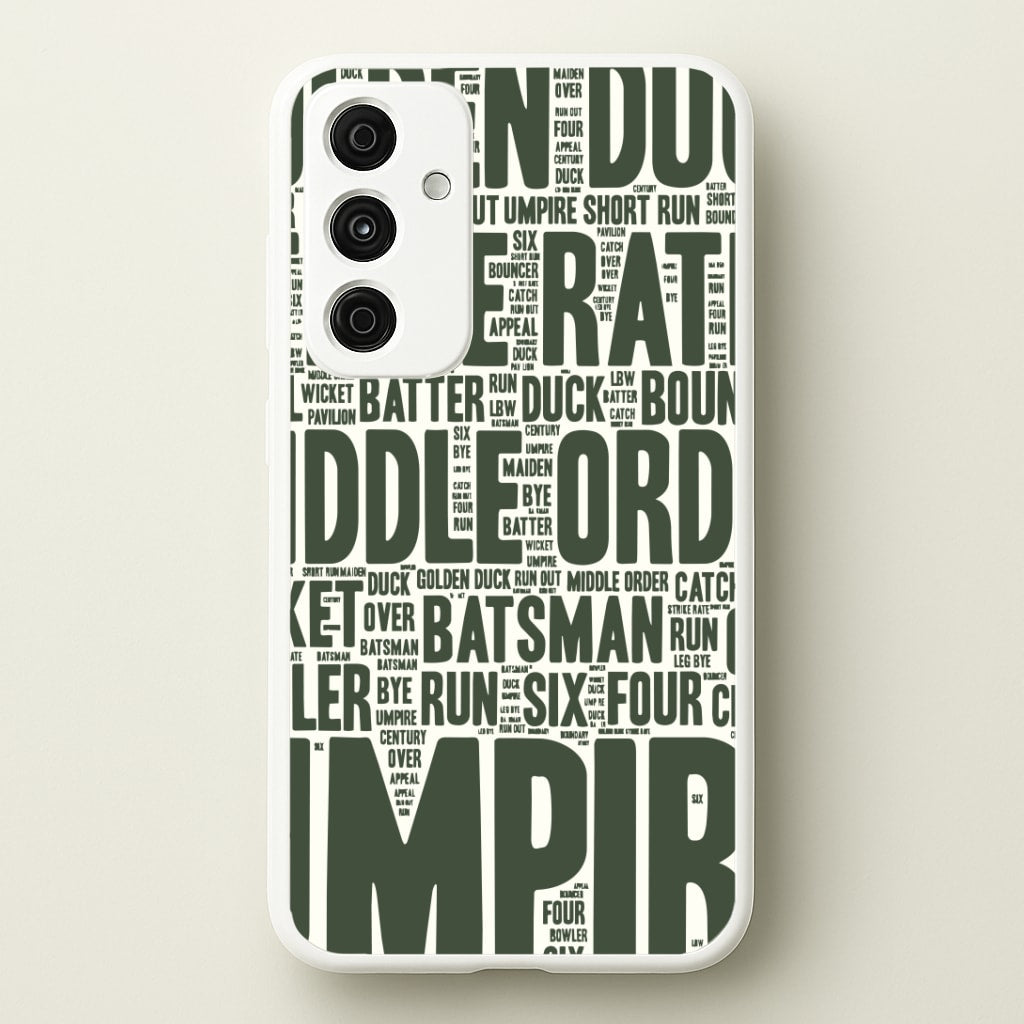 Cricket Wordscape Galaxy A55 Case