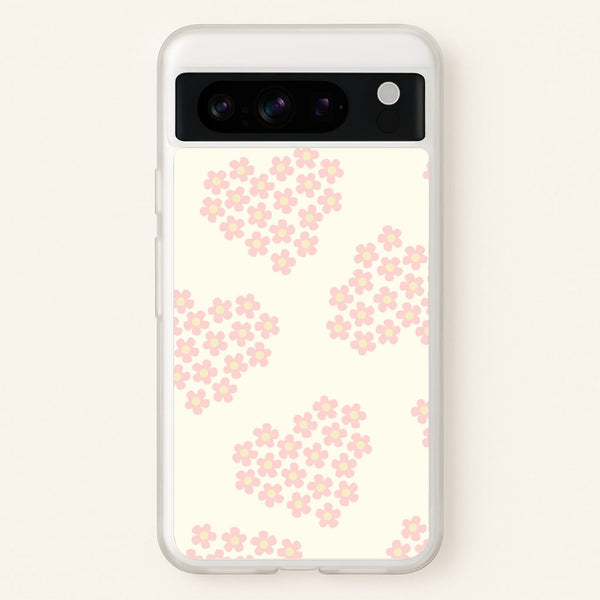 Flower Hearts Pattern Google Pixel 8 Pro Case