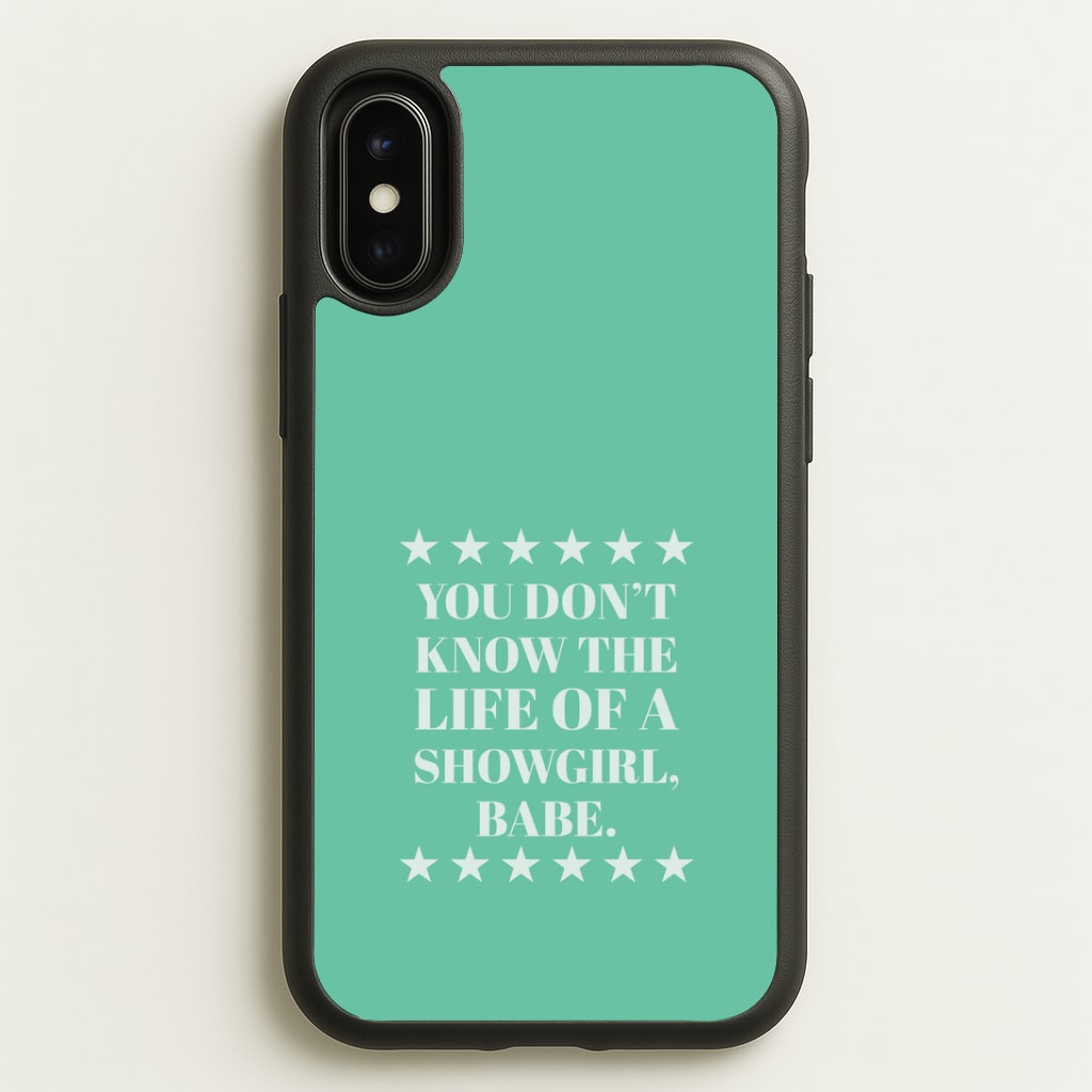 You Don't Know Babe iPhone X / XS Case