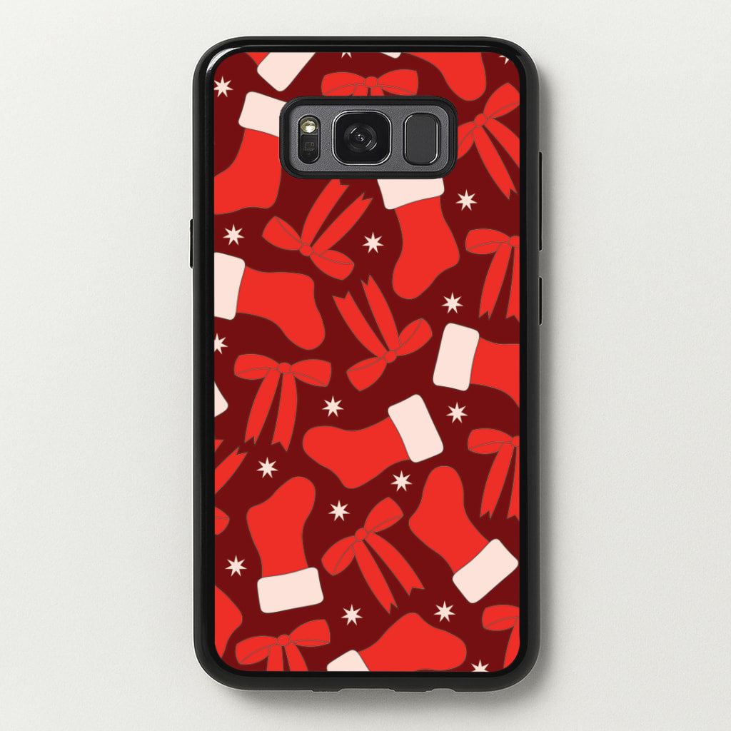 Stockings And Bows Pattern Galaxy S8 Plus Case