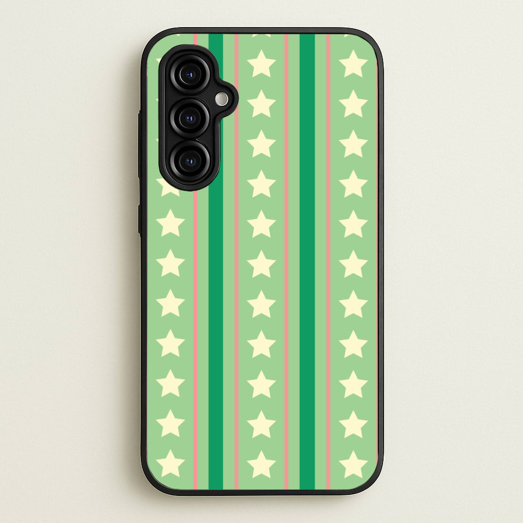 Stars And Stripes Christmas Pattern Galaxy A54 Case