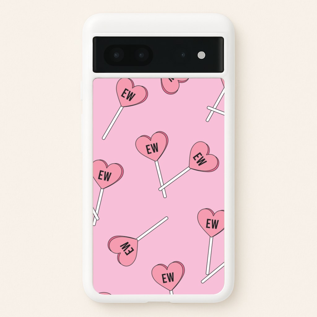 Ew Love Heart Lolipops Pattern Google Pixel 7 Case