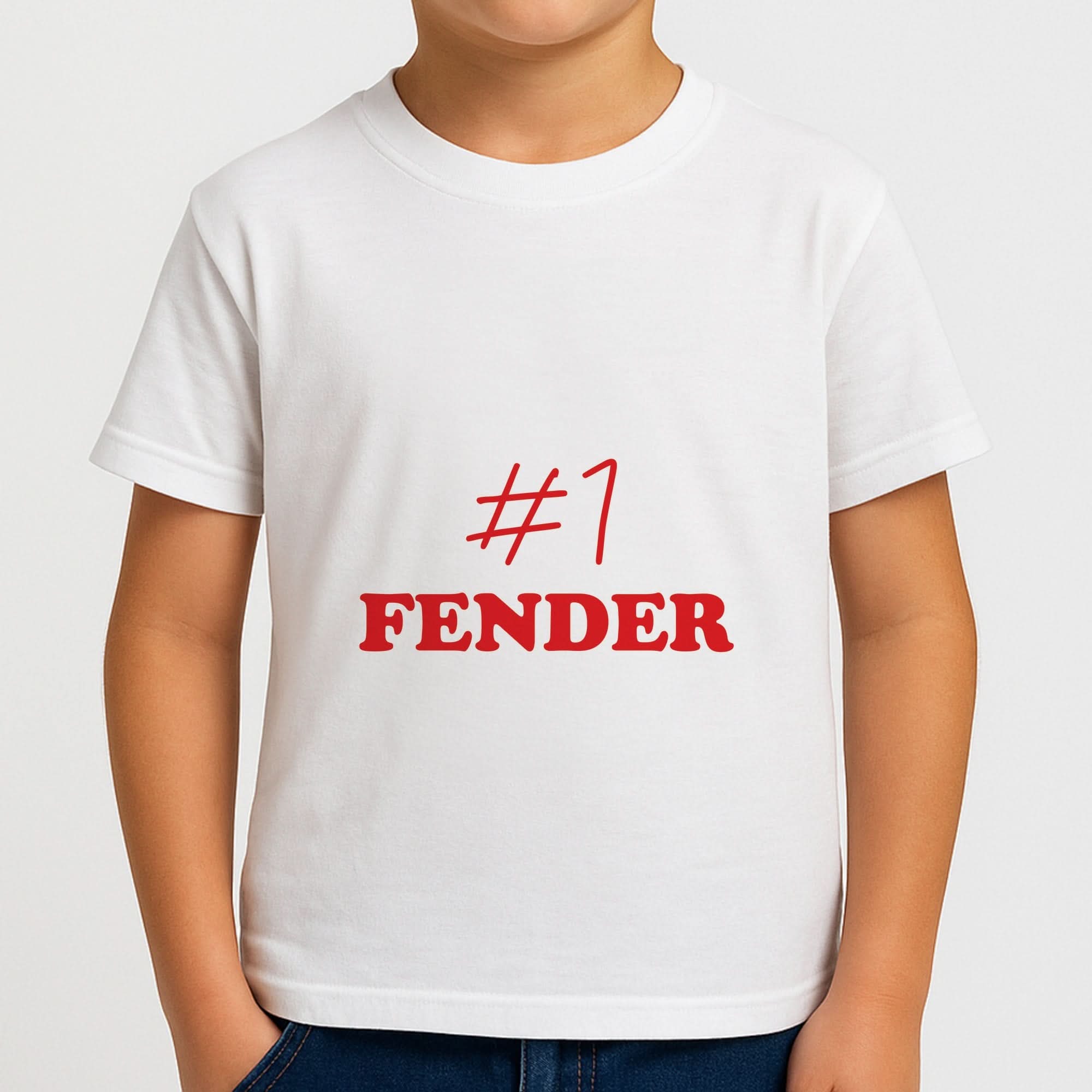 #1 FENDER Boys T-Shirt