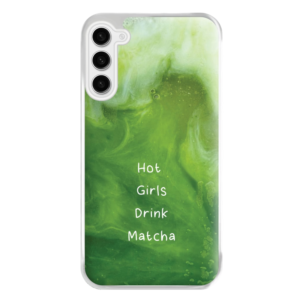 Hot Girls Drink Matcha Galaxy S23 Case