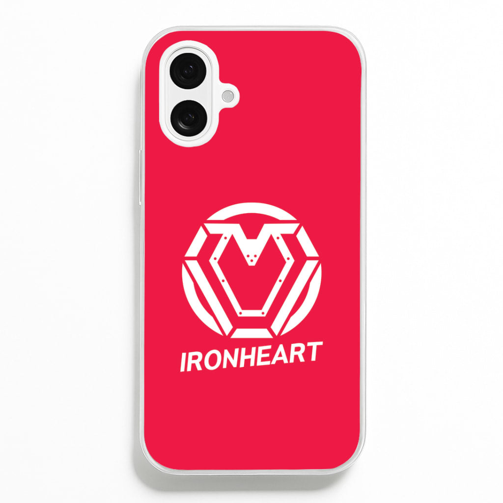 Metal Heart Symbol iPhone 16 Plus Case
