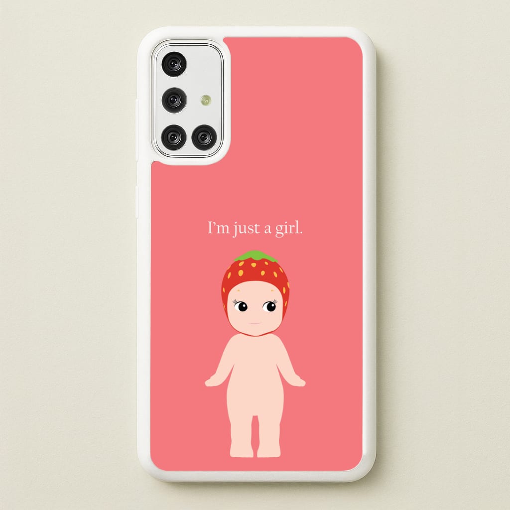 I'm Just A Girl Galaxy A71 Case
