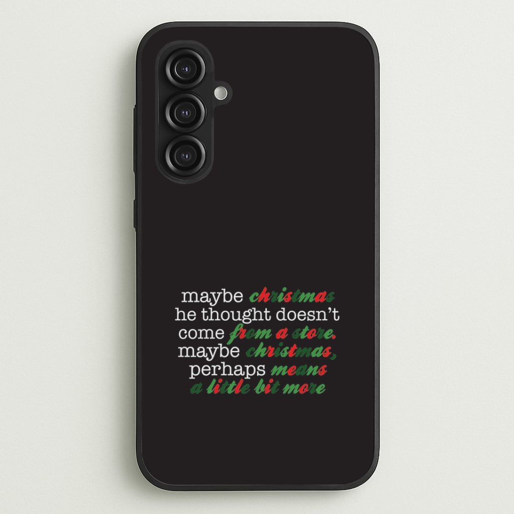 Green Creature Quote Galaxy S23FE Case