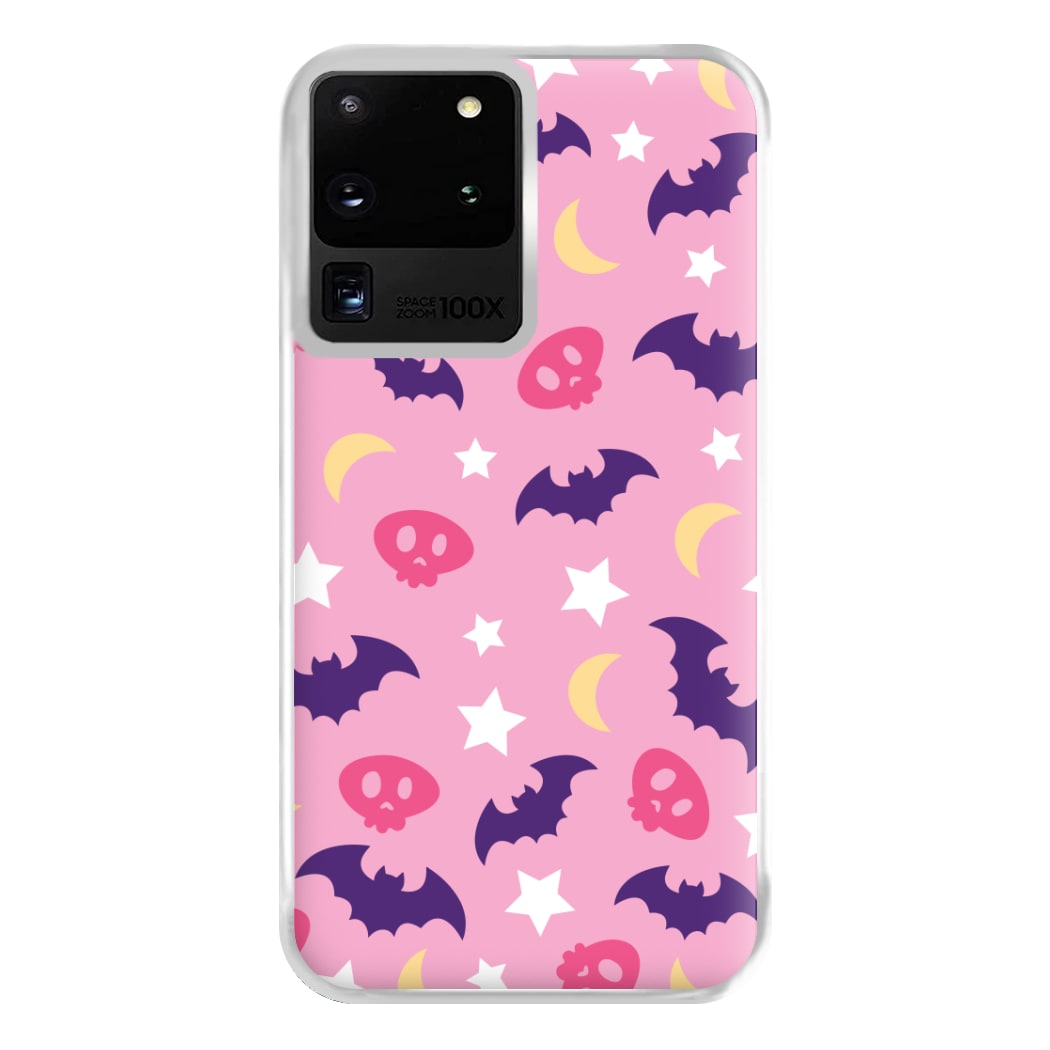 Skull, Bats And Stars Pattern Galaxy S20 Ultra Case