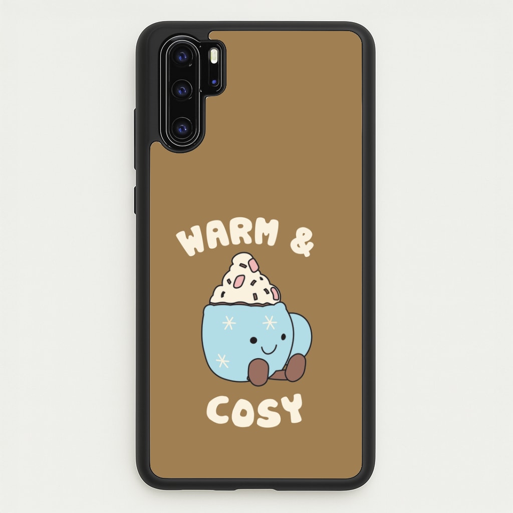 Hot Cocoa Plush Quote Huawei P30 Pro Case