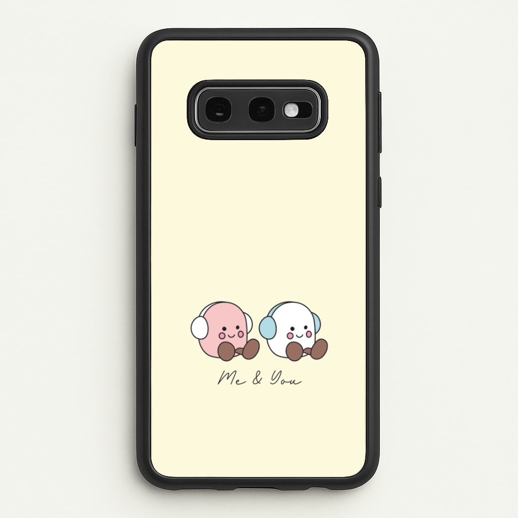 Cute Christmas Marshmellow Plushies Galaxy S10e Case