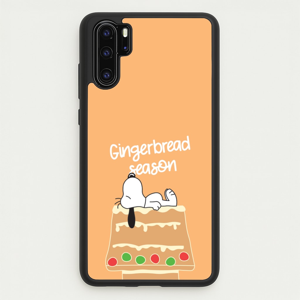 Cartoon Beagle Gingerbread House Huawei P30 Pro Case