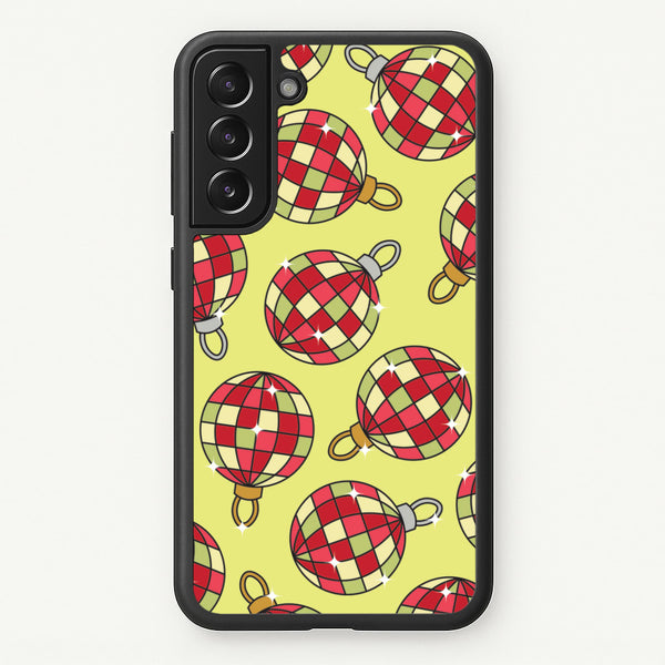 Disco Baubles Pattern Galaxy S22 Plus Case