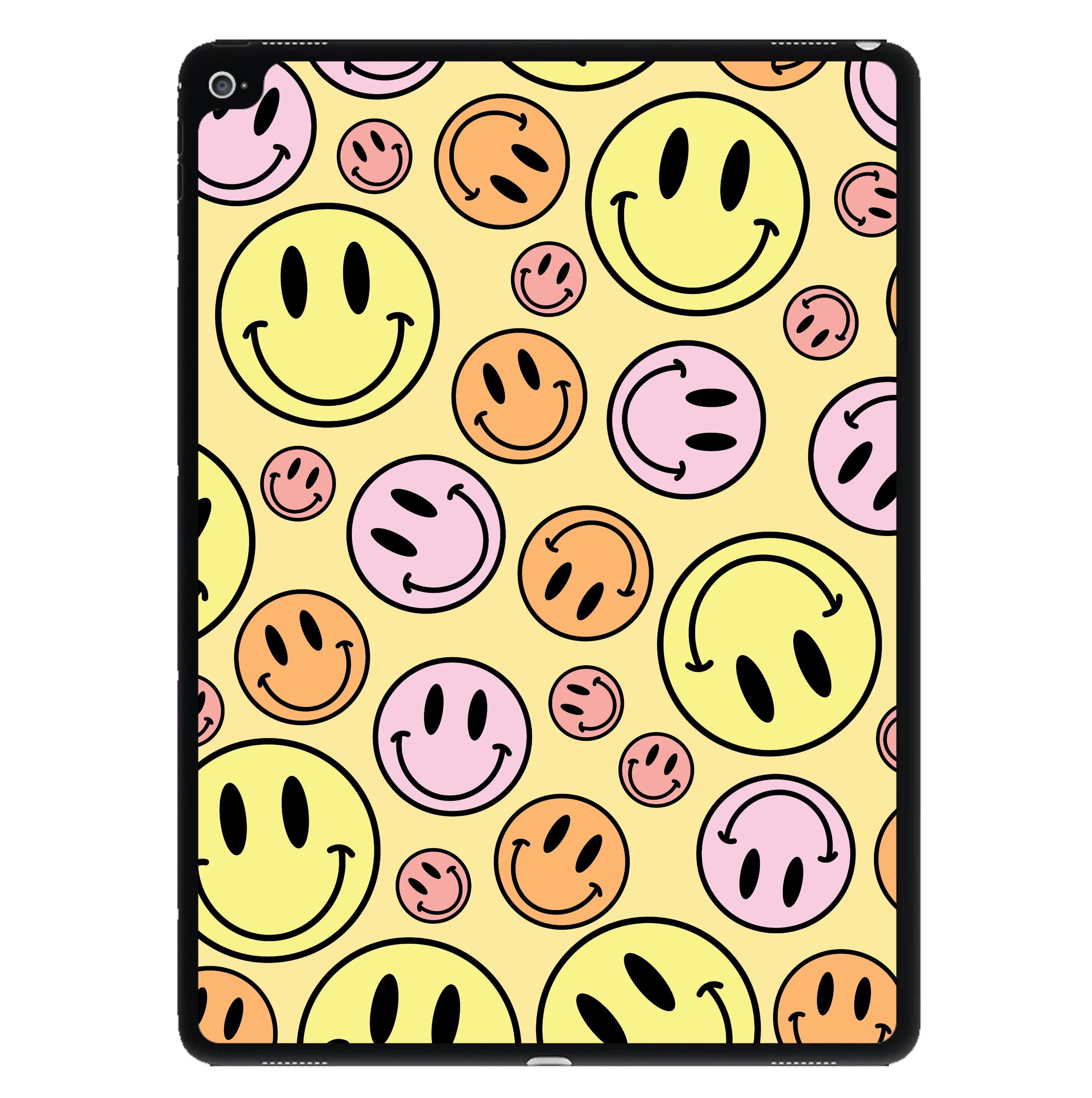 Retro Smileys Pattern iPad Case