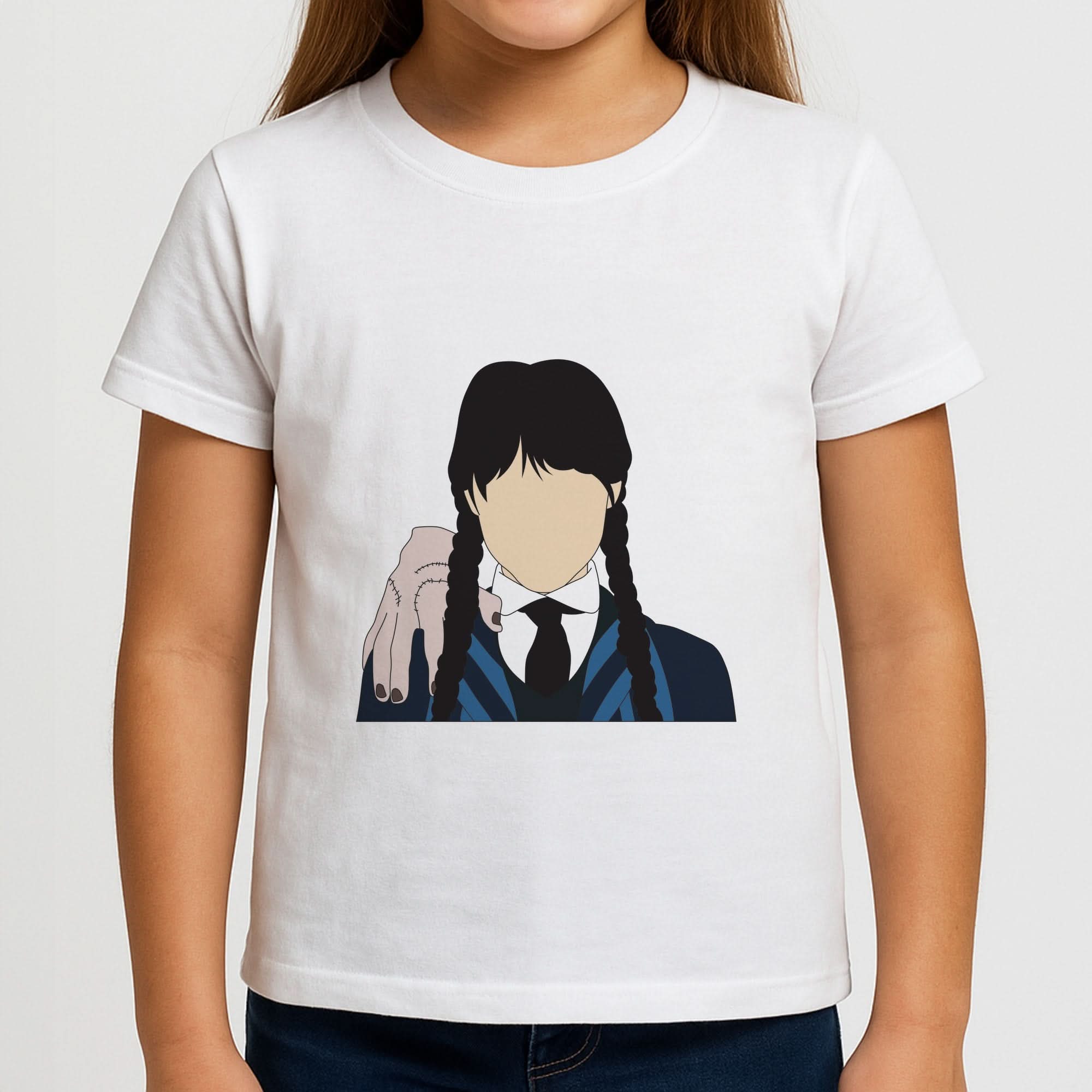 Wednesday And Thing Girls T-Shirt