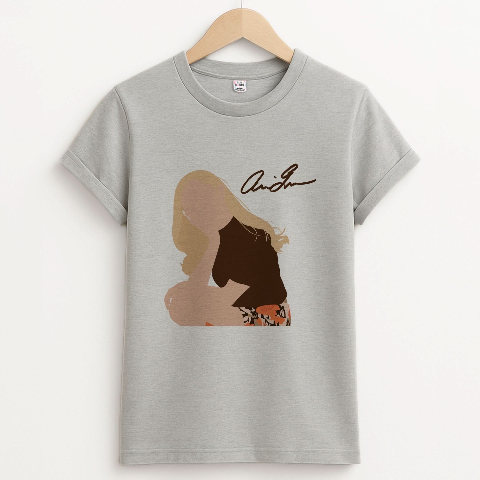 Vintage Pose Unisex Grey T-Shirt