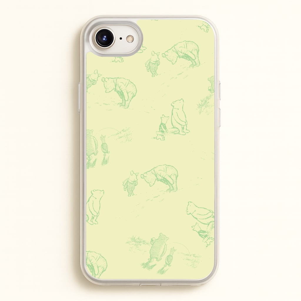 Sketched Winnie Pattern iPhone 6 / 7 / 8 / SE Case
