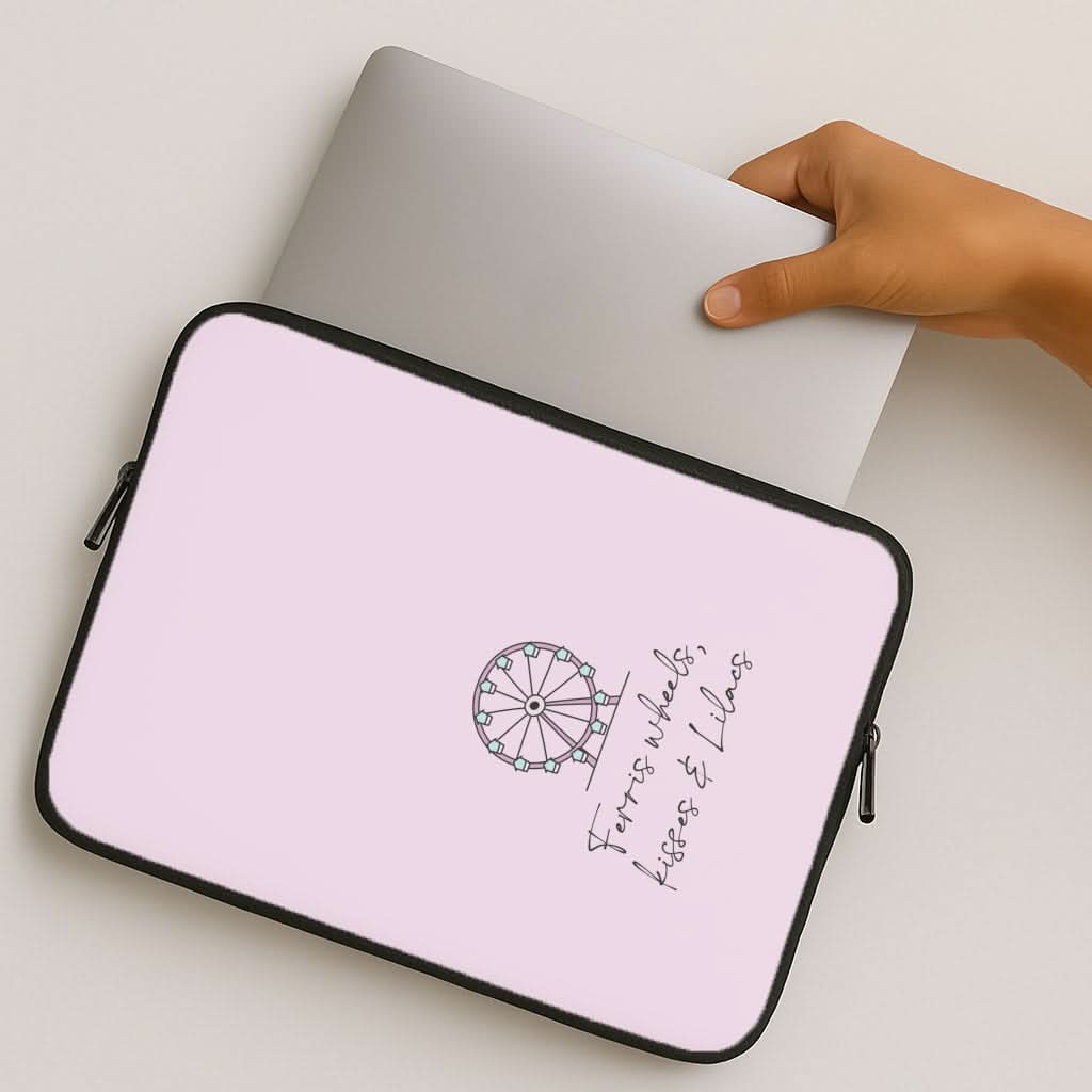Ferris Wheels, Kisses & Lilacs MacBook Cover