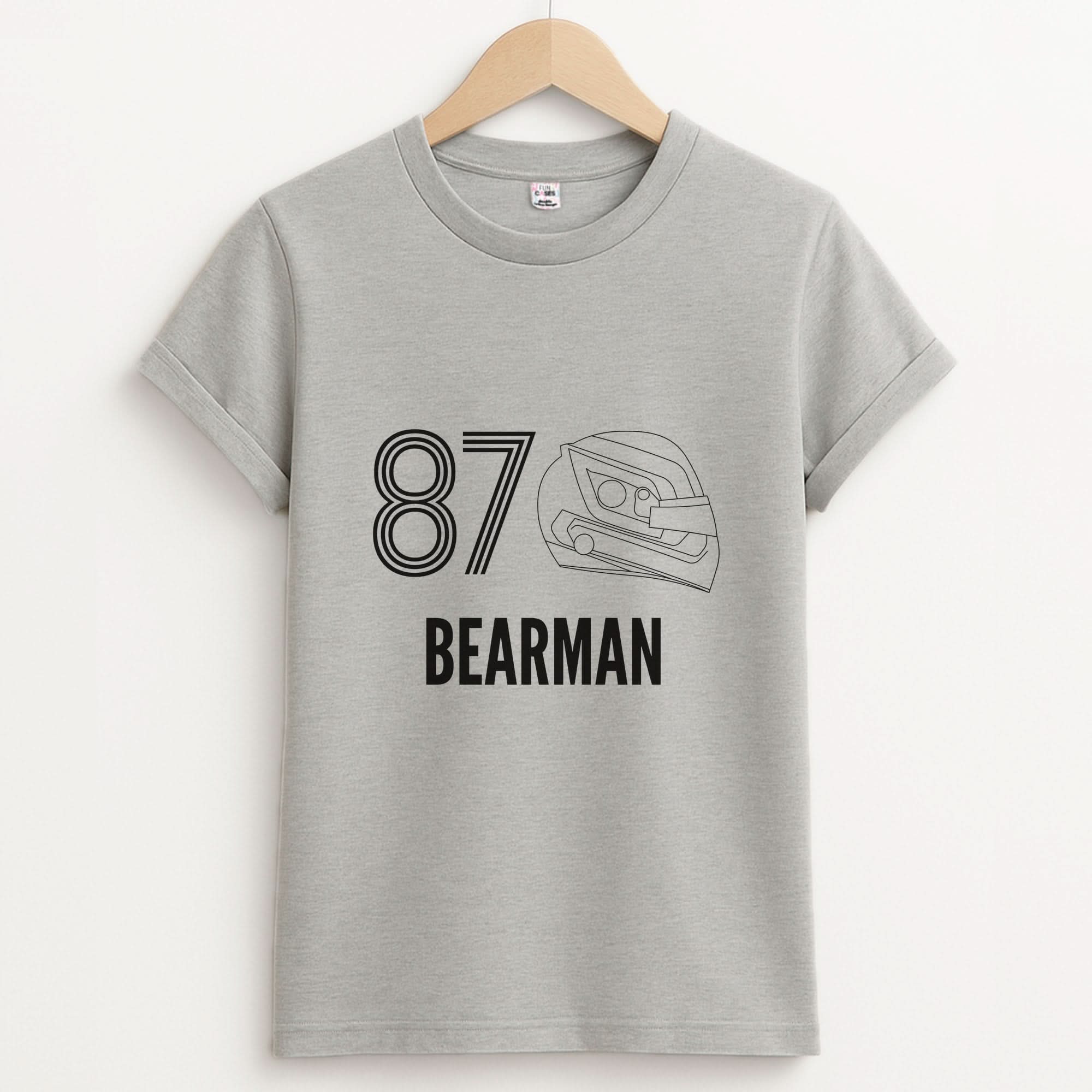 Bearman Helmet 2026 Unisex Grey T-Shirt