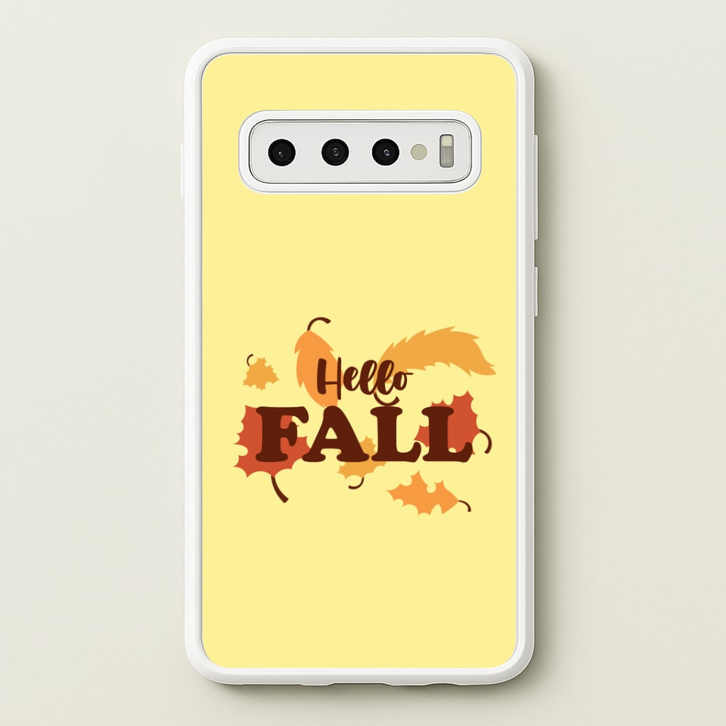 Hello Fall Galaxy S10 Case