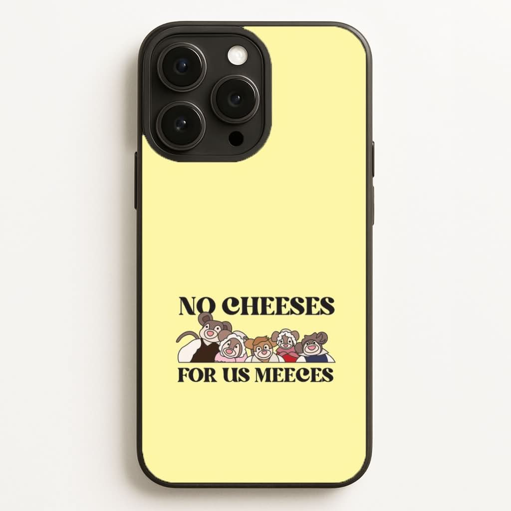 No Cheeses For Us Meeces II Phone Case for Apple iPhone, Samsung Galaxy, Huawei and Google Pixel