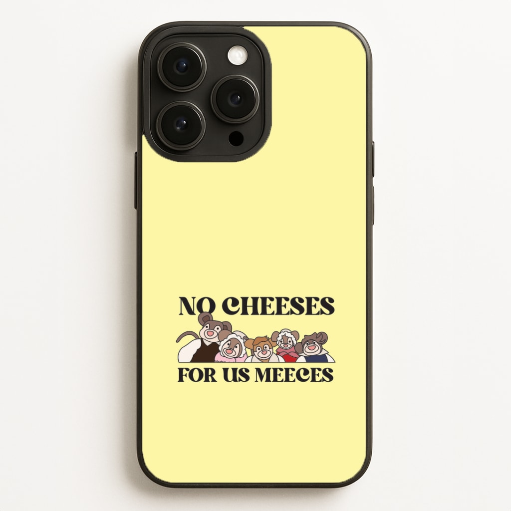 No Cheeses For Us Meeces II iPhone 16 Pro Max Case