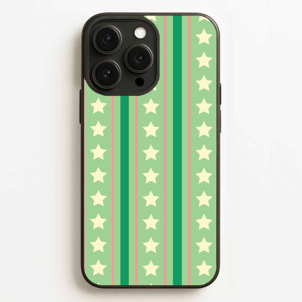 Stars And Stripes Christmas Pattern iPhone 12 Pro Max Case