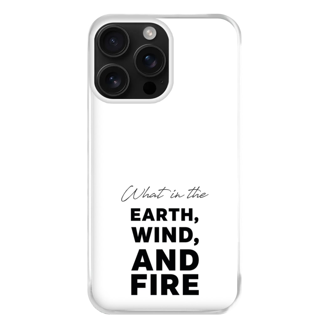 What In The Earth, Wind And Fire iPhone 16 Pro Case