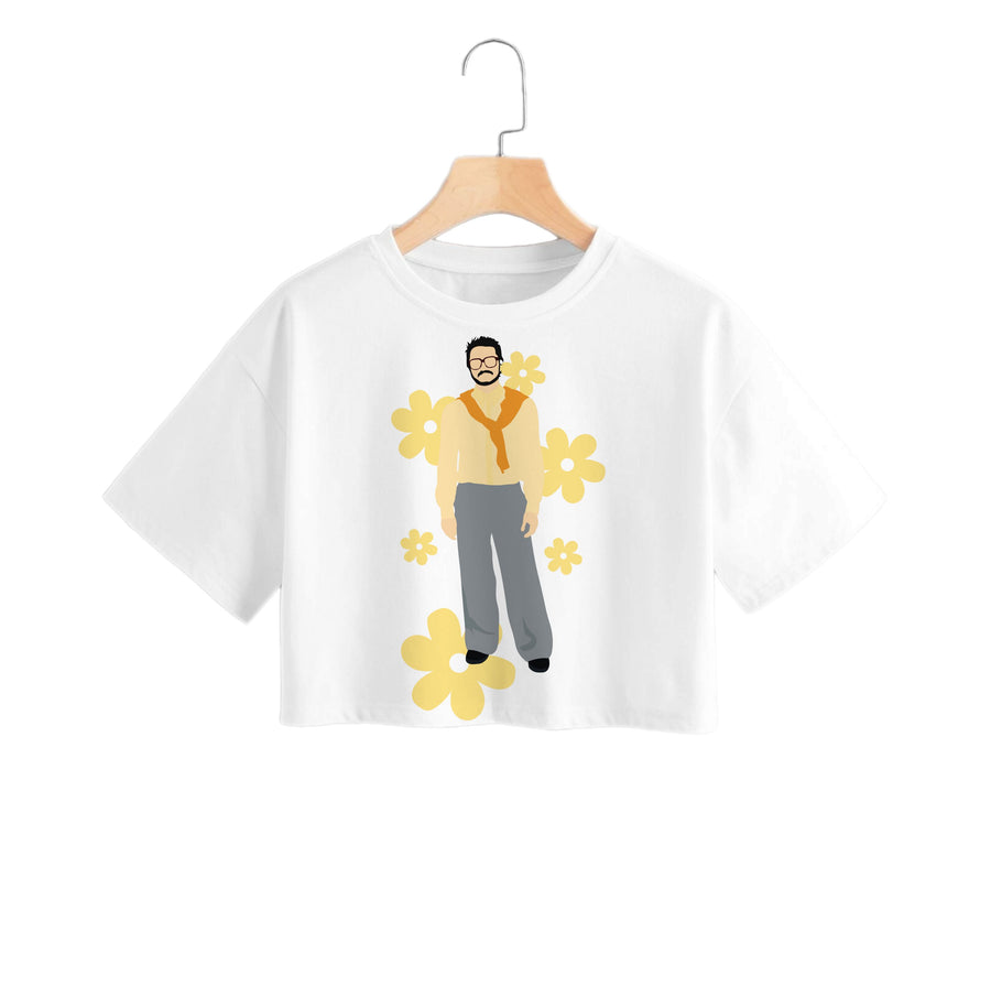 Flowers - Pedro Pascal Crop Top
