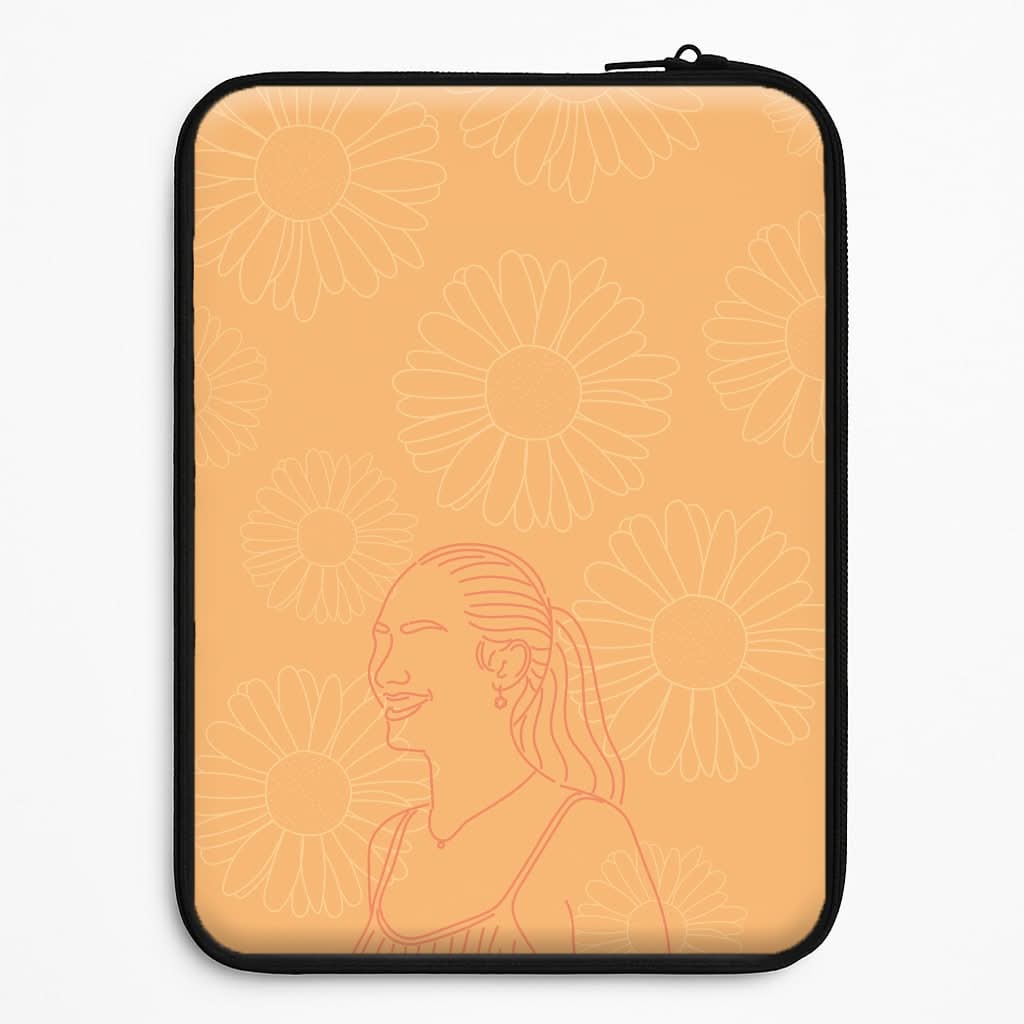 Belly And Daisies Outline Universal Laptop Sleeve
