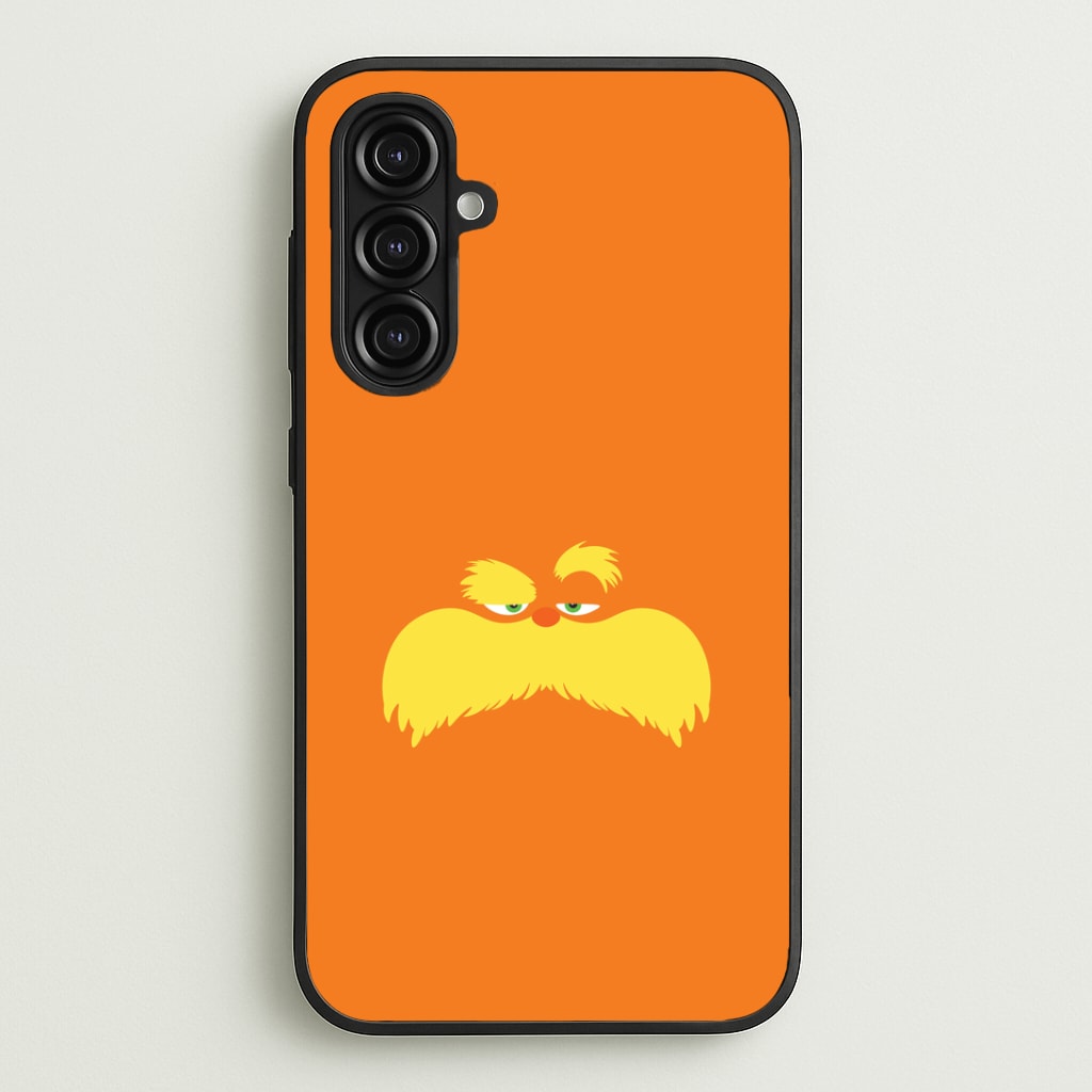 Orange Tree Creature Face Galaxy A16 Case