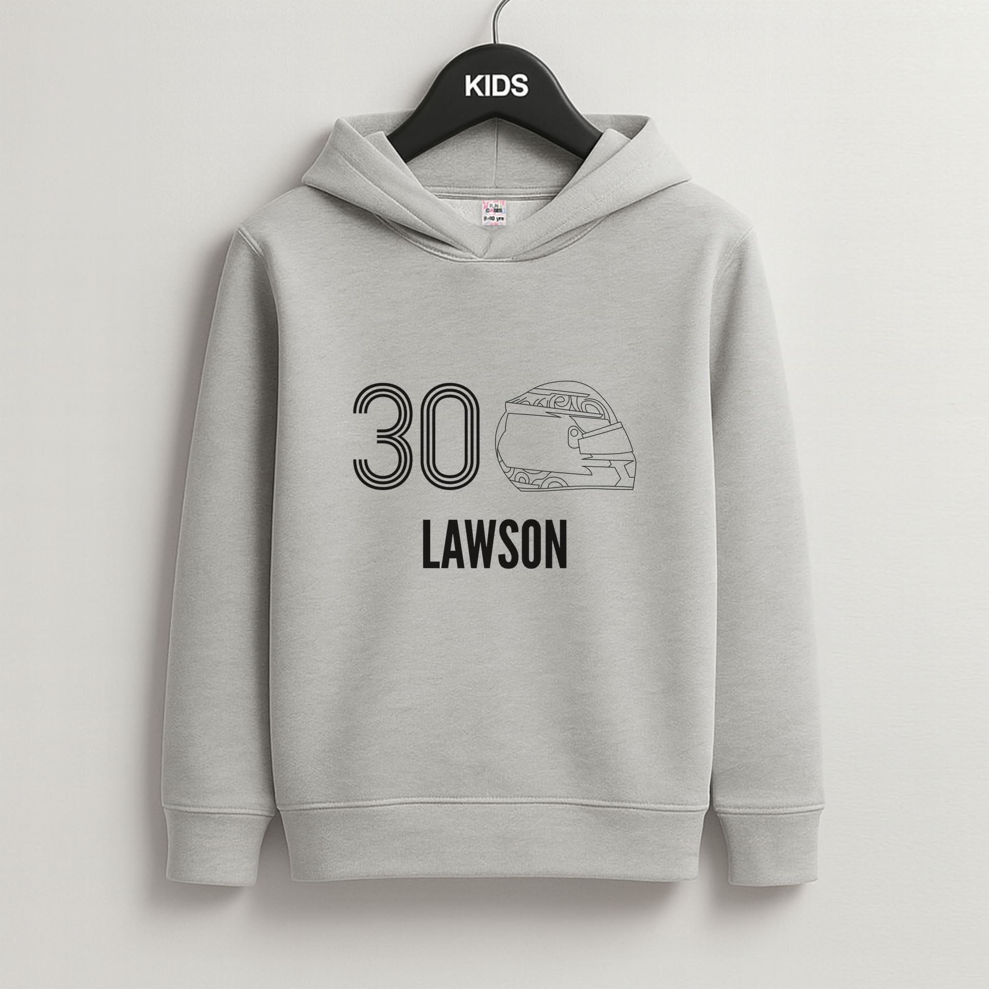 Lawson Helmet 2026 Grey Kids Hoodie