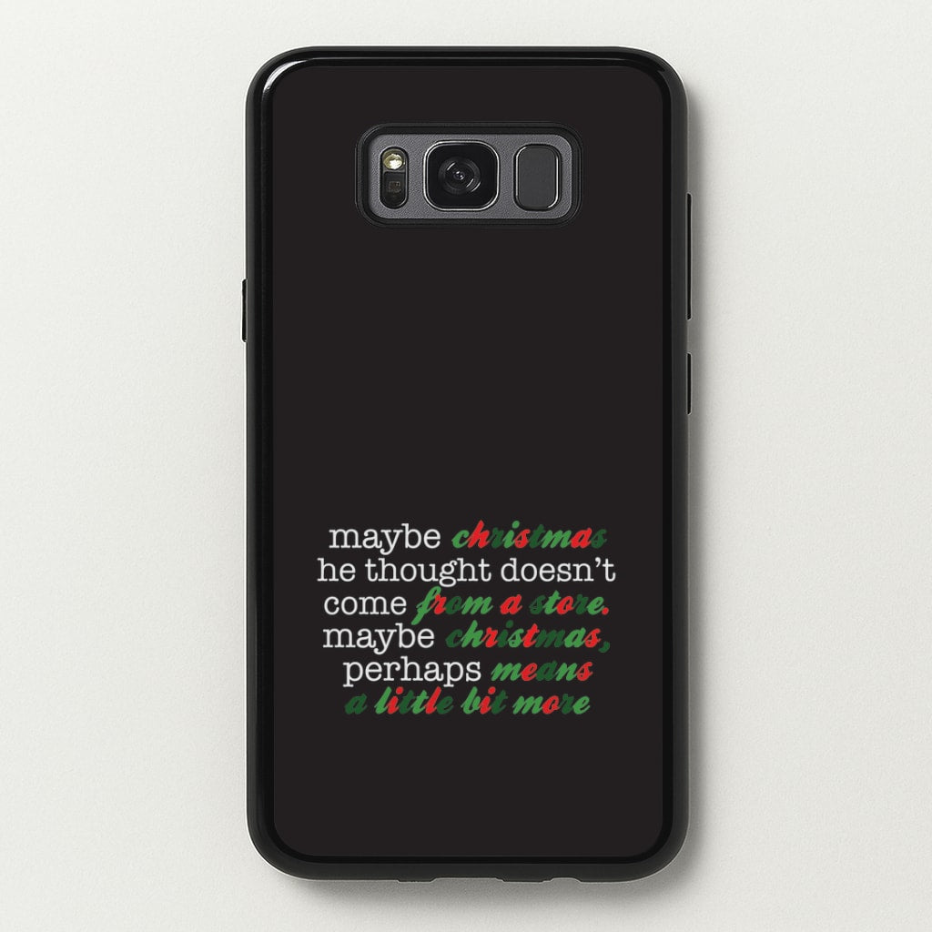 Green Creature Quote Galaxy S8 Case