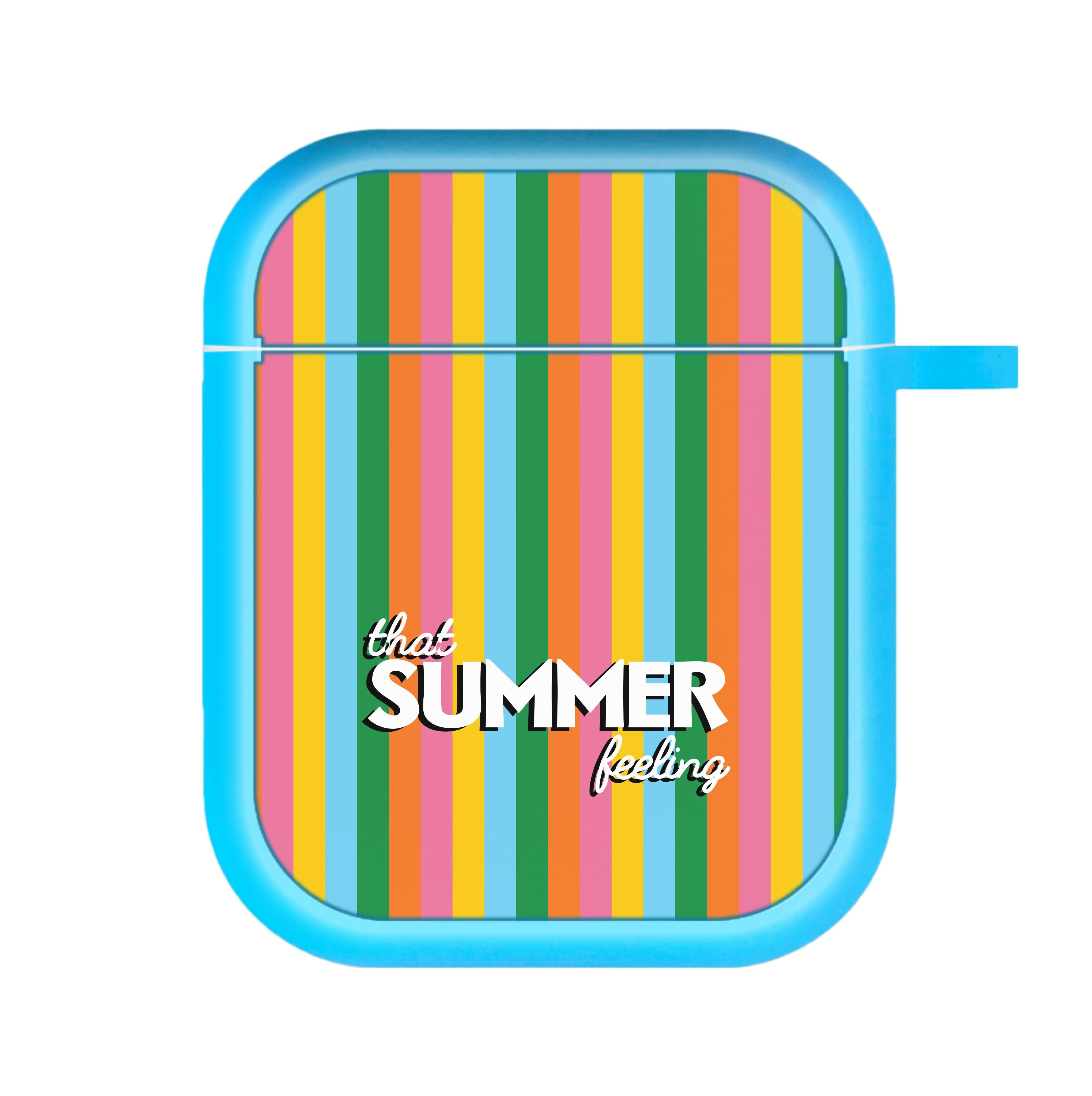 That Summer Feeling Stripes AirPods Case