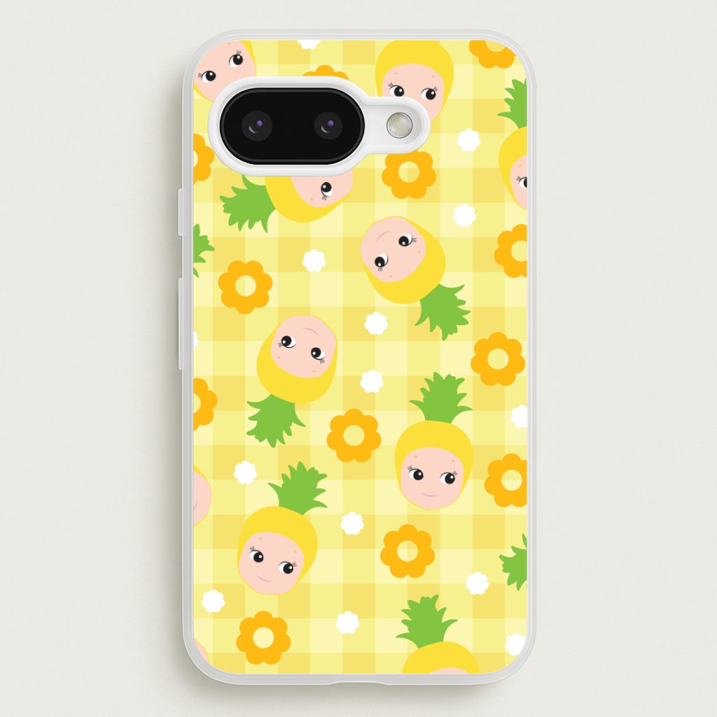 Pineapple Angel Pattern Google Pixel 9a Case
