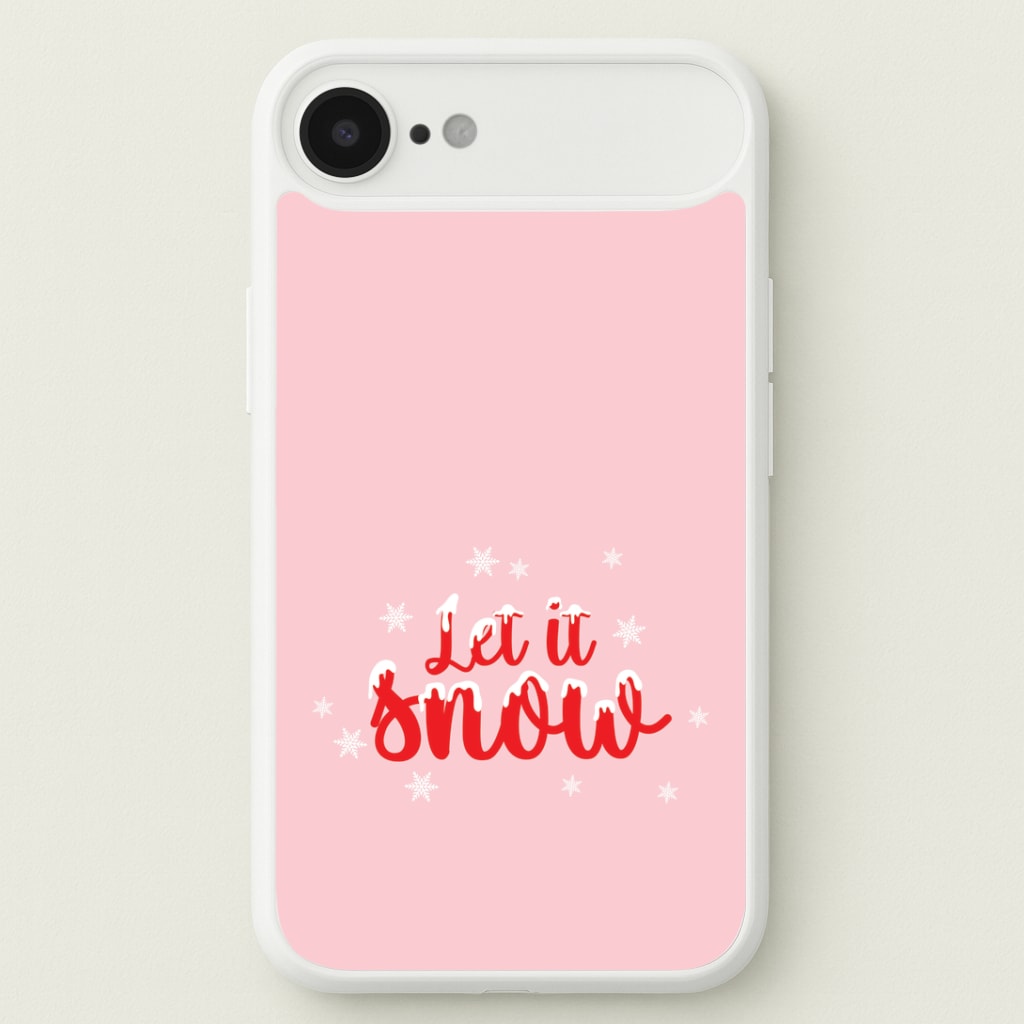 Let It Snow Snowflakes iPhone 17 Air Case