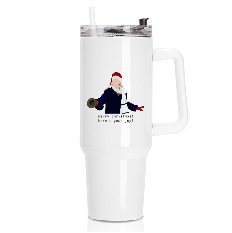 Merry Christmas! Here's Your Joy - Friends Tumbler