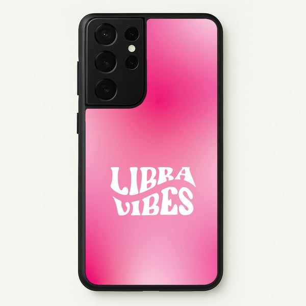 Libra Vibes Gradient Zodiac Galaxy S21 Ultra Case