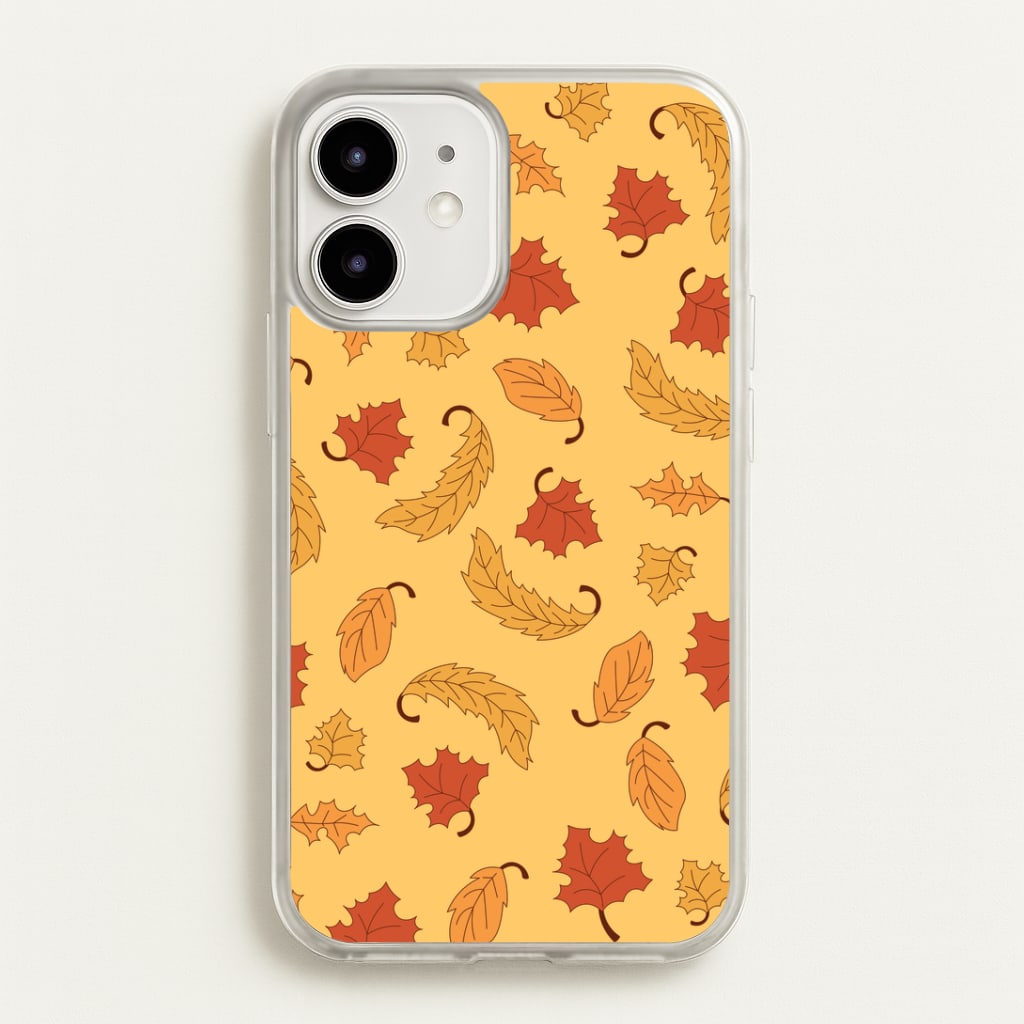Leaves Assortment Pattern iPhone 12 Mini Case