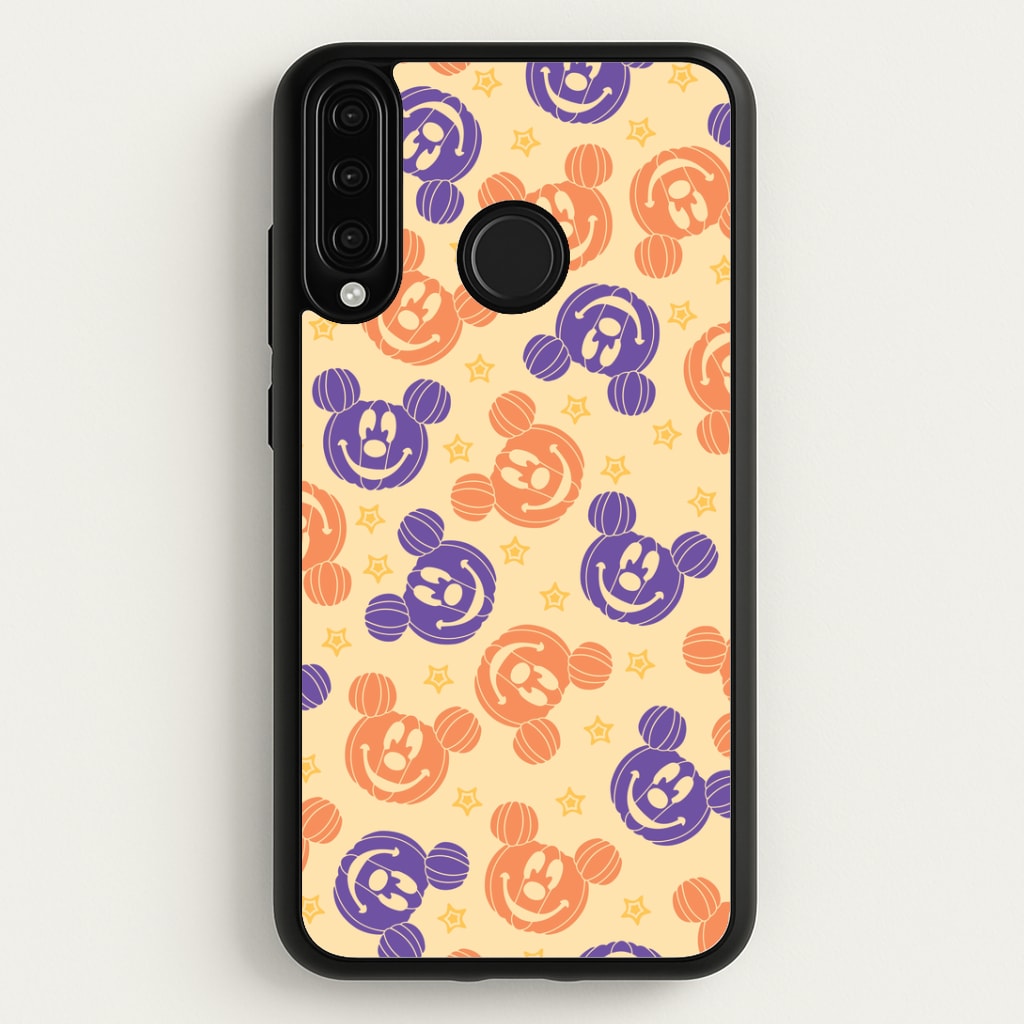 Pumkin Mouse And Stars Pattern Huawei P30 Lite Case
