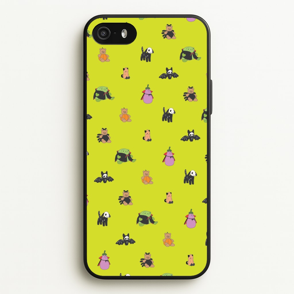 Halloween Plushies Pattern III - Halloween iPhone 5 / 5s / SE 2016 Case